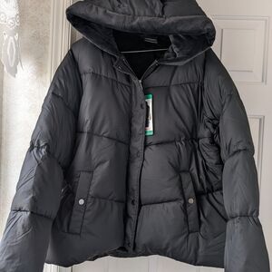 32 Degrees Women's Charcoal Puffer Jacket